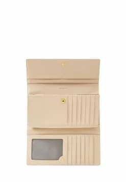 BONIA Oat Milk Lydia Monogram Long 3 Fold Wallet -Cheap Bonia Store bonia 3000 2271826 4