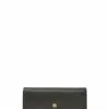 BONIA Black Lydia Monogram Long 3 Fold Wallet