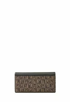BONIA Black Lydia Monogram Long 3 Fold Wallet -Cheap Bonia Store bonia 3007 7171826 3