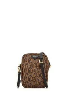 BONIA Black Journal Monogram Crossbody Sling IV