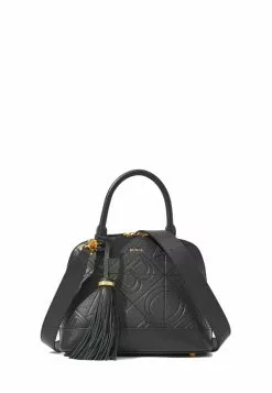 BONIA Black Tuiles Satchel Bag
