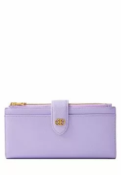 BONIA Purple Paste Aria 3 Fold Long Wallet