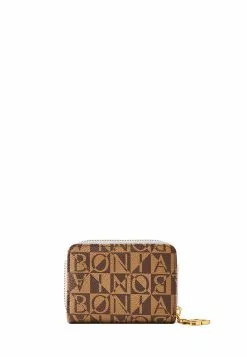 BONIA Silver Grey Lydia Monogram Zipped Cardholder -Cheap Bonia Store bonia 3019 7271826 3