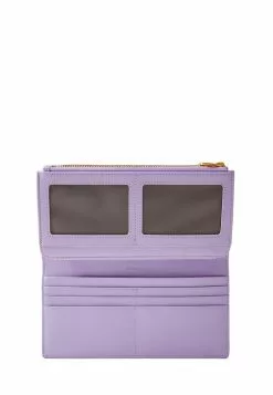 BONIA Purple Paste Aria 3 Fold Long Wallet -Cheap Bonia Store bonia 3020 1450926 5