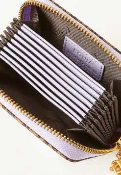 BONIA Purple Paste Lydia Monogram Zipped Cardholder -Cheap Bonia Store bonia 3022 5271826 4
