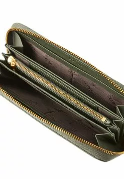 BONIA Olive Oil Aria Long 2 Fold Zipped Wallet -Cheap Bonia Store bonia 3024 3691826 4