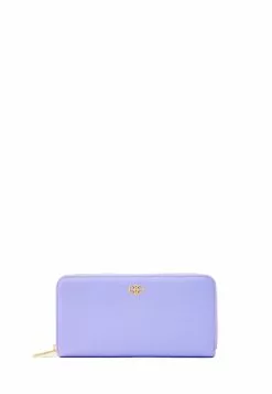 BONIA Purple Paste Aria Long 2 Fold Zipped Wallet