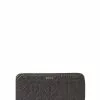 BONIA Black Tuiles Long Zipper Wallet