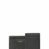 BONIA Black Tuiles 2 Fold Short Wallet