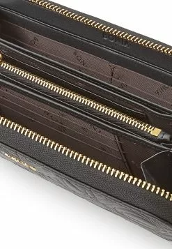 BONIA Black Tuiles Long Zipper Wallet -Cheap Bonia Store bonia 3026 1819826 4