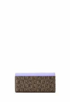 BONIA Purple Paste Lydia Monogram Long 3 Fold Wallet -Cheap Bonia Store bonia 3027 0271826 3