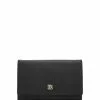 BONIA Black Cindy Short 3 Fold Wallet