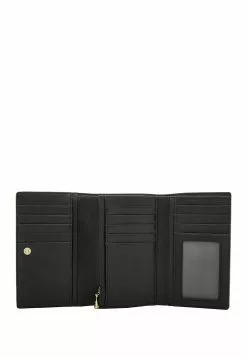 BONIA Black Cindy Short 3 Fold Wallet -Cheap Bonia Store bonia 5121 4489885 4