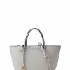 BONIA Silver Grey Siria Small Tote Bag