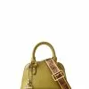 BONIA Olive Oil Siria Monogram Mini Satchel Bag