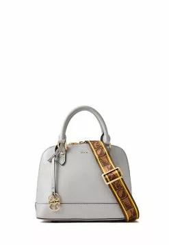 BONIA Silver Grey Siria Monogram Small Satchel Bag