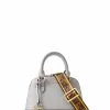 BONIA Silver Grey Siria Monogram Mini Satchel Bag