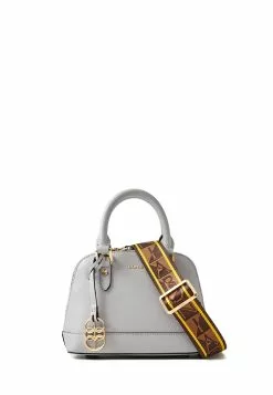 BONIA Silver Grey Siria Monogram Mini Satchel Bag