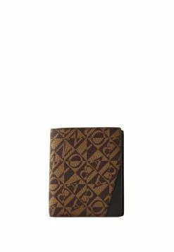BONIA Black Terasso Monogram Coin Wallet