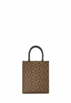 BONIA Black Galilea Monogram Small Tote -Cheap Bonia Store bonia 5377 0117336 3