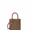 BONIA Red Galilea Monogram Small Tote