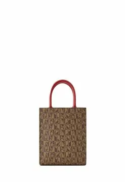 BONIA Red Galilea Monogram Small Tote -Cheap Bonia Store bonia 5378 9407336 3