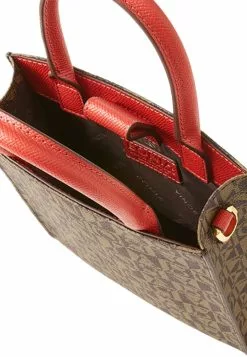 BONIA Red Galilea Monogram Small Tote -Cheap Bonia Store bonia 5378 9407336 4