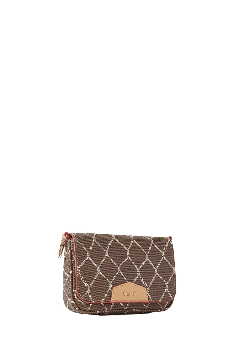 BONIA Beige Twinenet II Crossbody Bag With Pouch 4 BONIA Beige Twinenet II Crossbody Bag With Pouch - Image 4