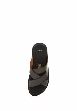 BONIA Black New Basics Heeled Slippers -Cheap Bonia Store bonia 7122 9488295 4