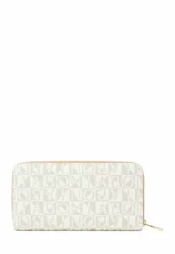 BONIA Latte Claire Marrone Zipper Wallet -Cheap Bonia Store bonia 7188 4319216 3