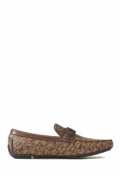BONIA Brownie Bite Alfie Monogram Loafers
