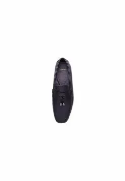 BONIA Black Ollie Single Tassel Loafers -Cheap Bonia Store bonia 7240 2789716 5