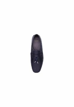 BONIA Dark Blue Ollie Single Tassel Loafers -Cheap Bonia Store bonia 7241 3789716 5