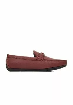 BONIA Maroon Nate Horsebit Loafers