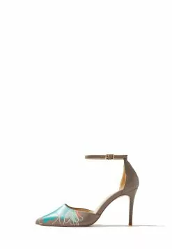 BONIA Dark Grey Samothrace Pump Heels -Cheap Bonia Store bonia 7248 1989716 5