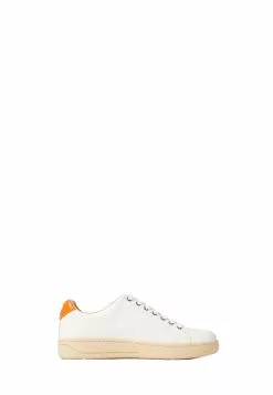 BONIA Magma Orange Orbit Leather Sneakers