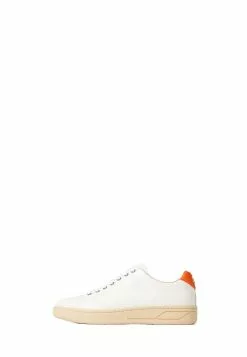 BONIA Magma Orange Orbit Leather Sneakers -Cheap Bonia Store bonia 7277 4793126 3