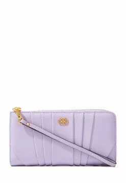 BONIA Purple Paste Croissant Long Zipper Wallet