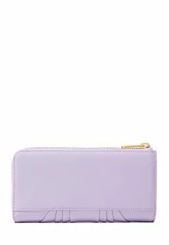 BONIA Purple Paste Croissant Long Zipper Wallet -Cheap Bonia Store bonia 7310 3219426 3