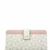 BONIA Blush Pink Claire Marrone Long Zippered Wallet