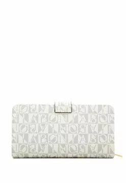 BONIA Blush Pink Claire Marrone Long Zippered Wallet -Cheap Bonia Store bonia 7616 3136175 4