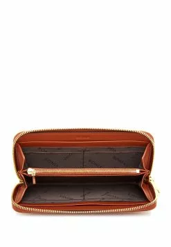 BONIA Brown Cindy Long Zippered Wallet -Cheap Bonia Store bonia 7966 2831985 4