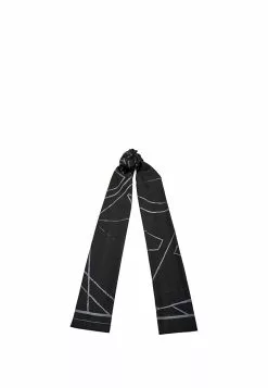 BONIA Black Andrea Matte Satin Shawl