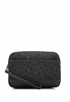 BONIA Black Nathan Monogram Clutch
