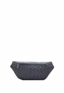 BONIA Black Dario Monogram Small Waist Pouch -Cheap Bonia Store bonia 8450 5584216 5