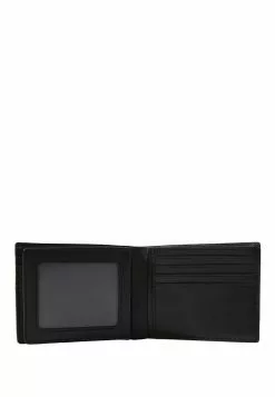 BONIA Black Terasso Monogram Centre Flap Cards Wallet -Cheap Bonia Store bonia 8691 9111695 4