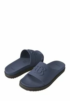 BONIA Dark Blue Amalfi Slip-On Sandals -Cheap Bonia Store bonia 9166 8634416 3