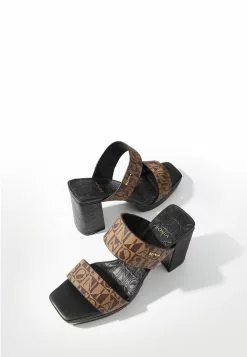 BONIA Sepia Aurelia Platform Heeled Sandals -Cheap Bonia Store bonia 9303 1794626 3