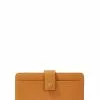 BONIA Magma Orange Fontaine 2 Fold Long Zipper Wallet