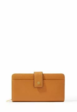 BONIA Magma Orange Fontaine 2 Fold Long Zipper Wallet